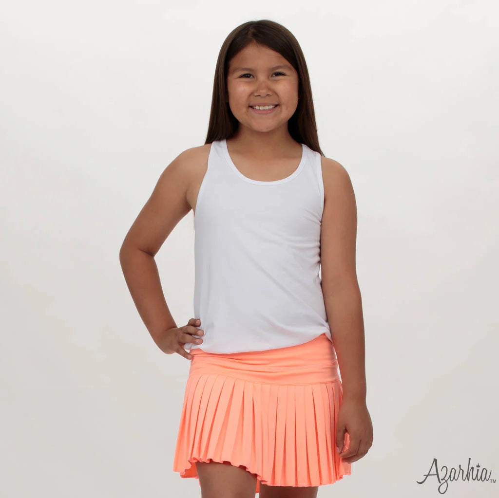 Mini Pleated Skort- Melon