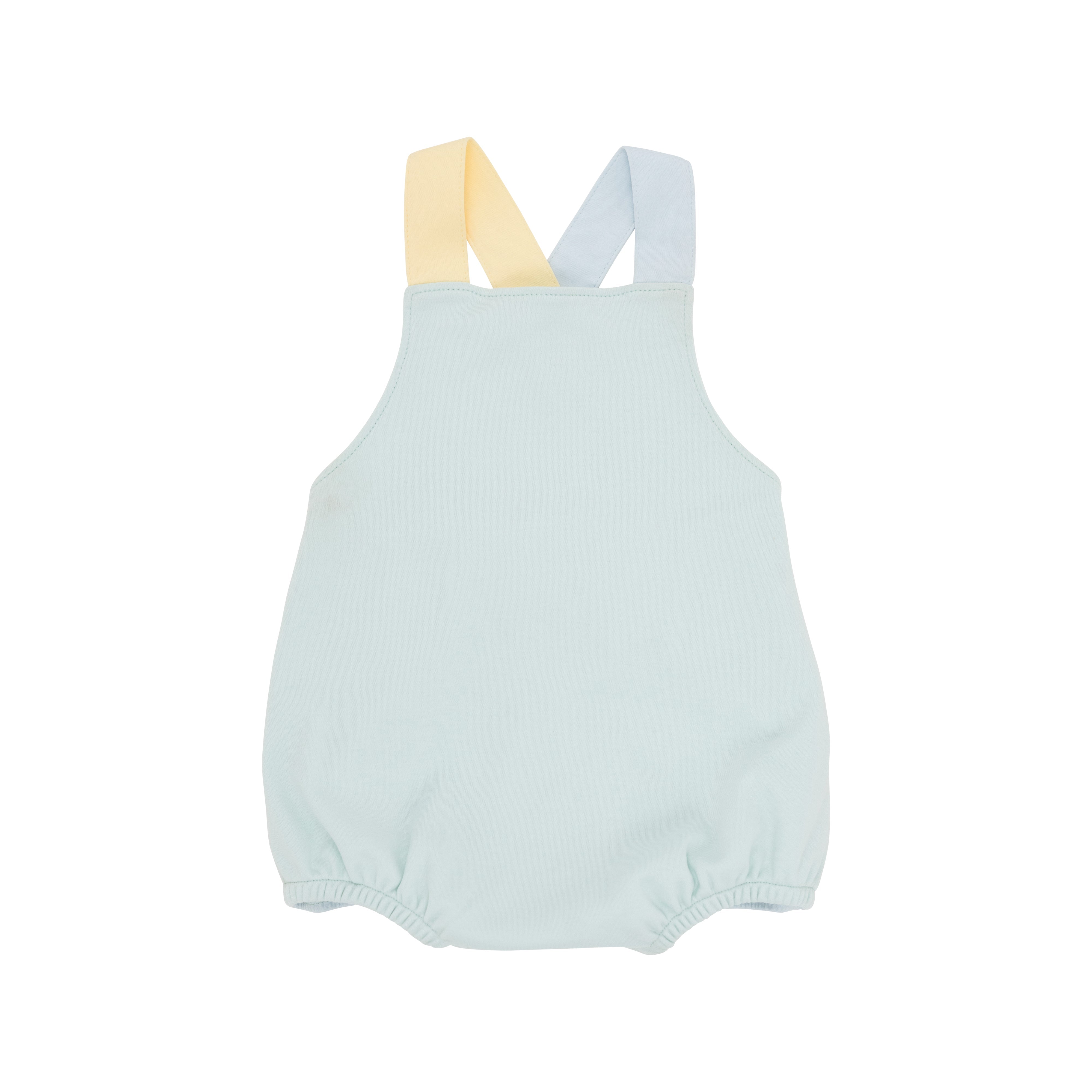 Colorblock Stillman Sunsuit - Sea Island Seafoam, Buckhead Blue, Bellport Butter Yellow