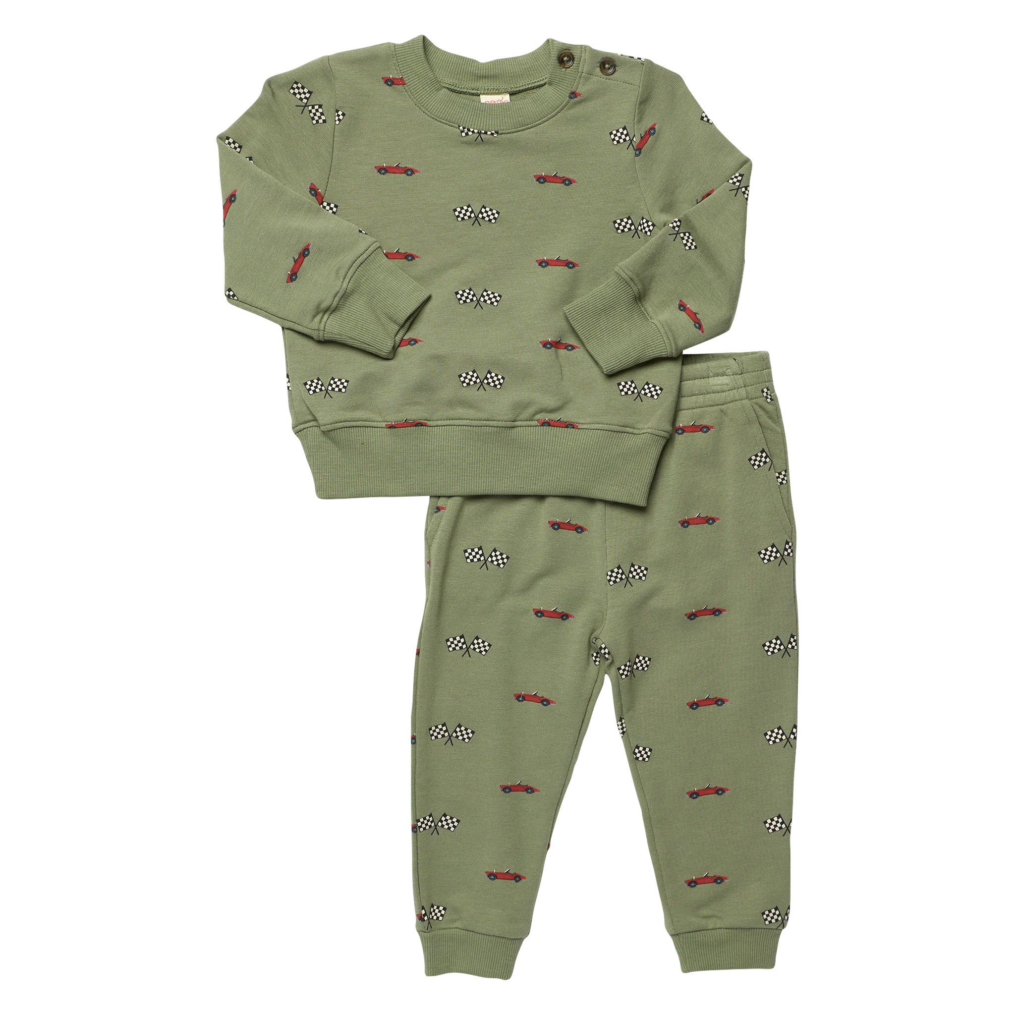 Baby Jax Jogger Set- Racecars