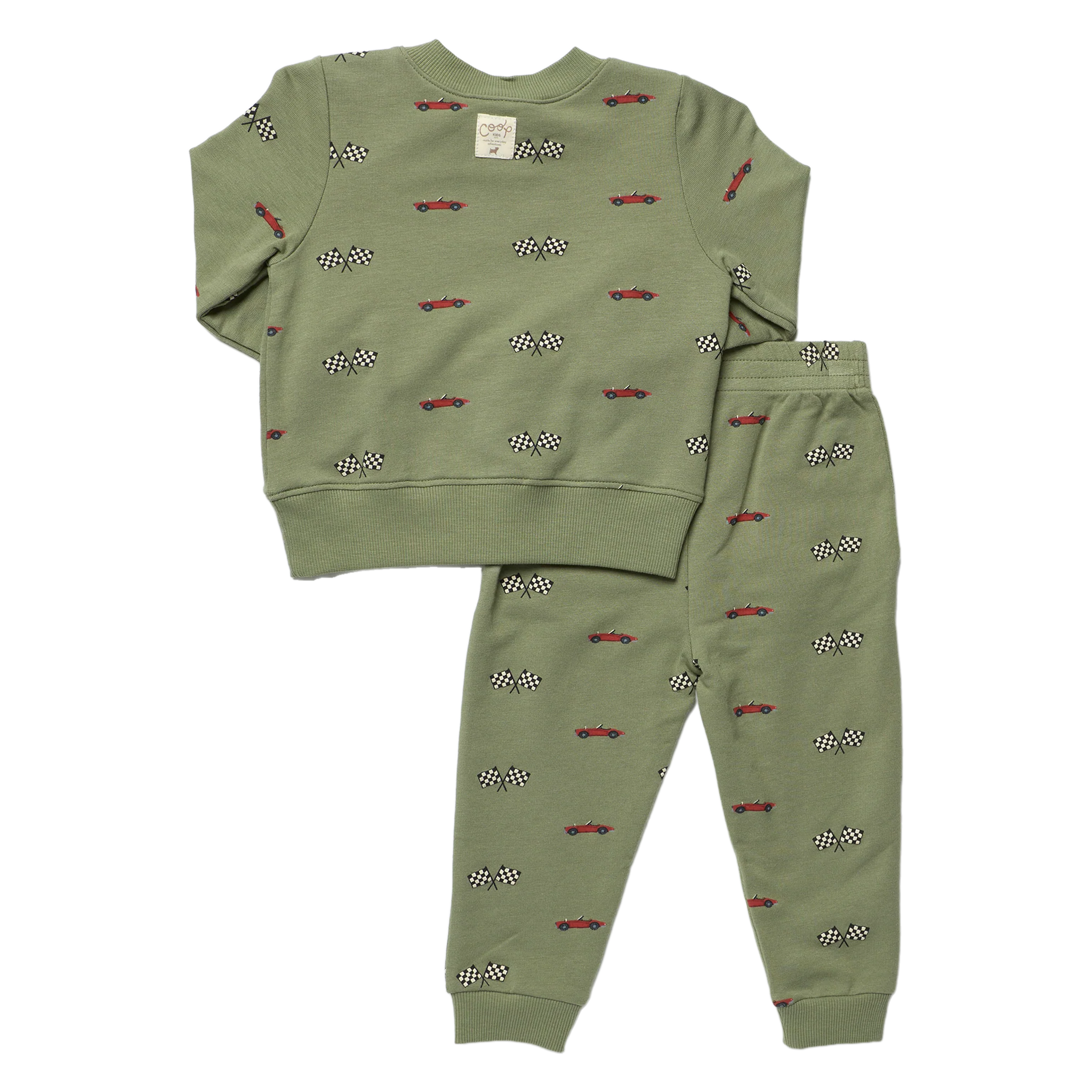 Baby Jax Jogger Set- Racecars