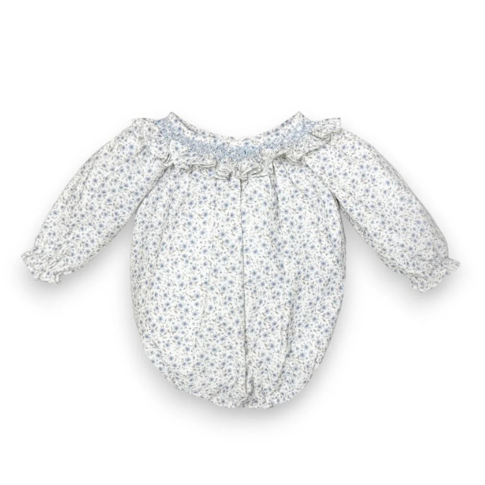 Dusty Blue Floral Scarlett Bubble