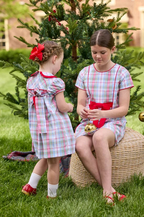 Cora Dress- Douglas Plaid