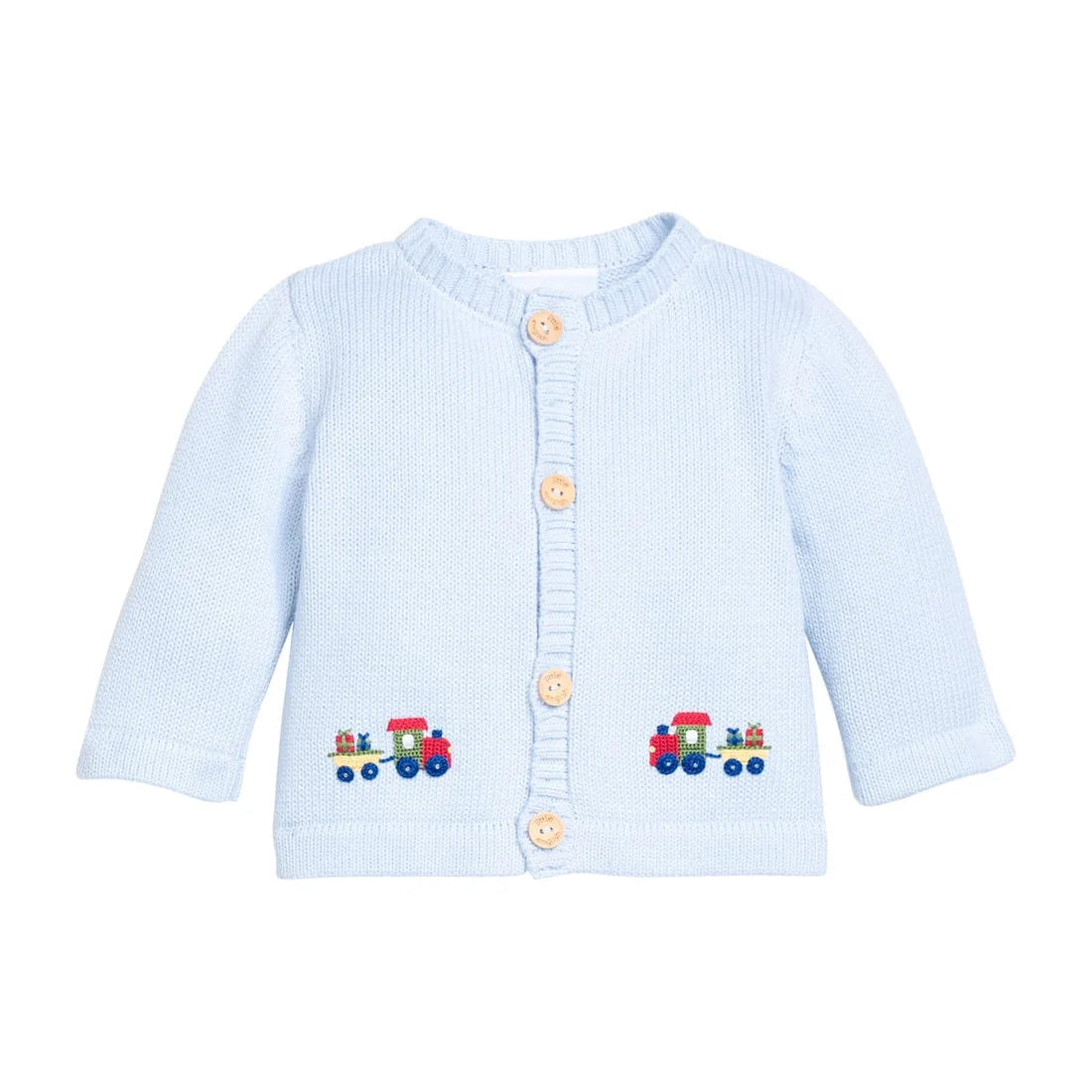 Crochet Cardigan- Holiday Train