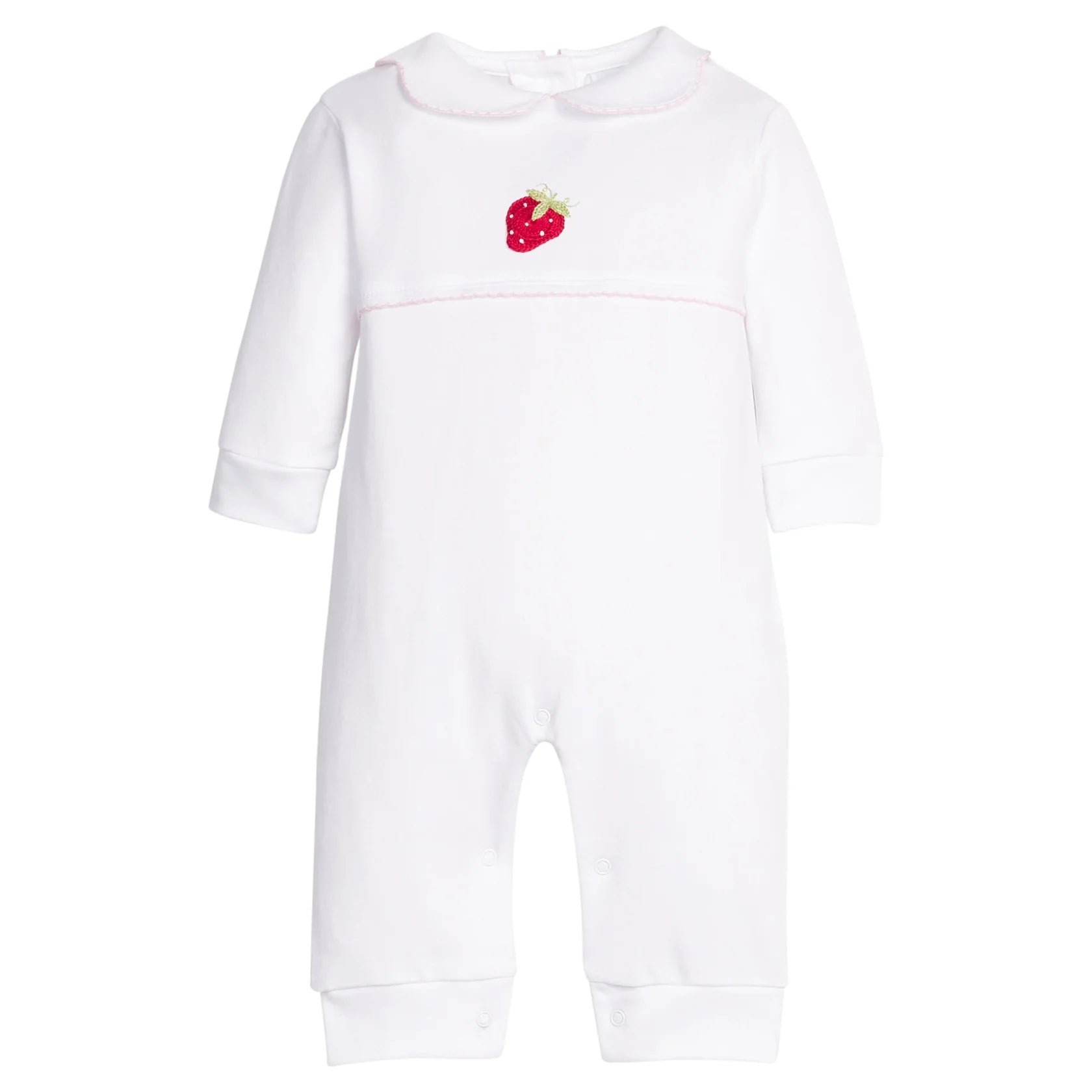 Crochet Playsuit- Strawberry