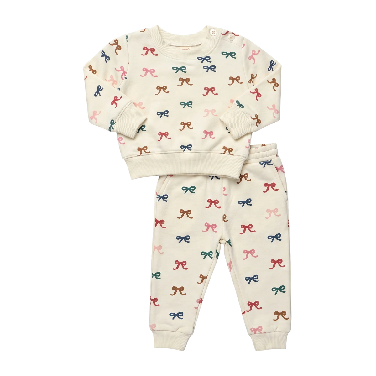 Baby Jax Jogger Set- Tiny Bows