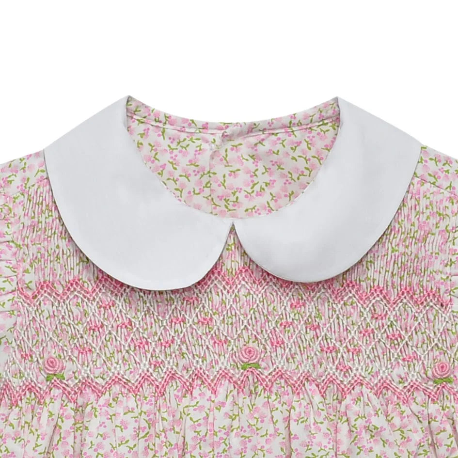 Pink Flower Asher Dress- In Full Bloom