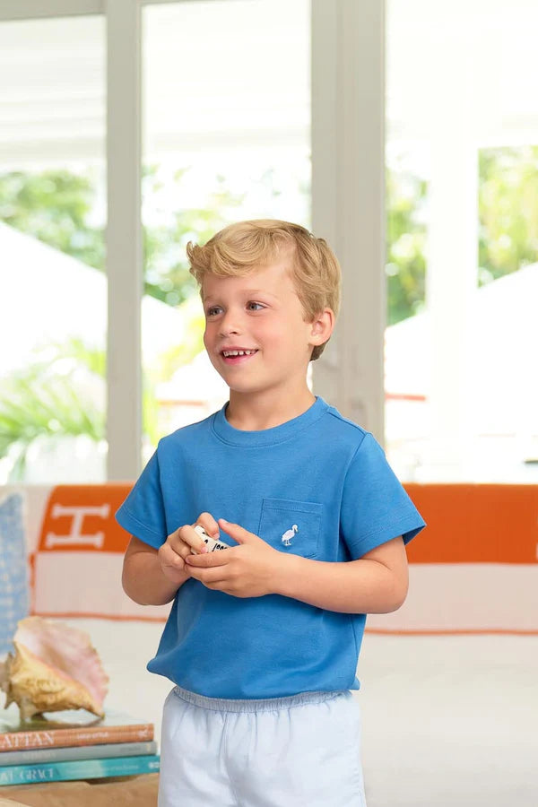 Carter Crewneck- Woodboat Blue