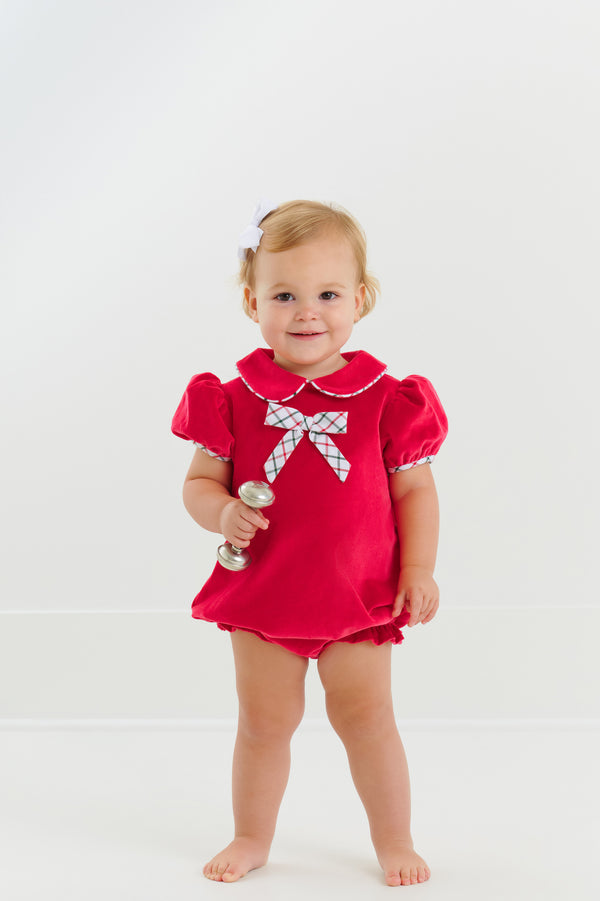 Banks Bow Bubble (Velveteen) - Old Town Tattersall