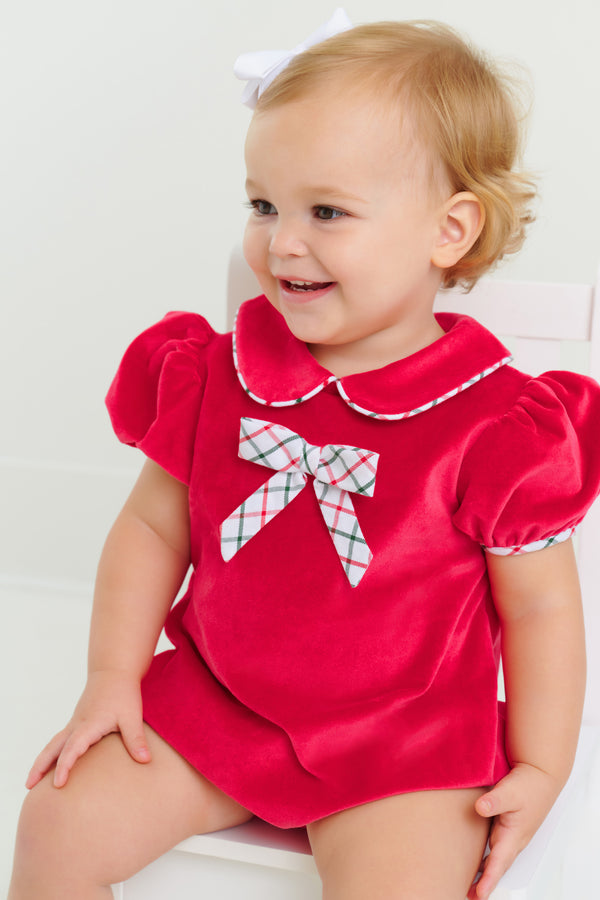 Banks Bow Bubble (Velveteen) - Old Town Tattersall