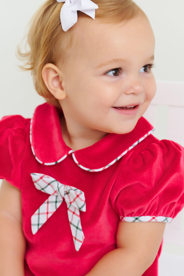 Banks Bow Bubble (Velveteen) - Old Town Tattersall