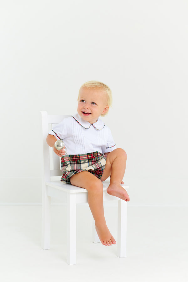 Bryan Button In Bubble - Charlie Place Plaid