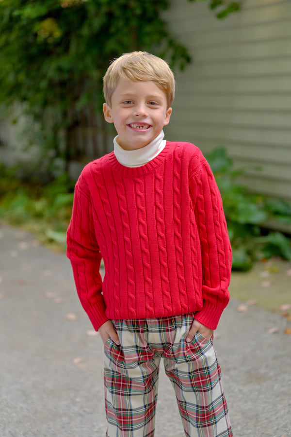 Crawford Crewneck - Richmond Red