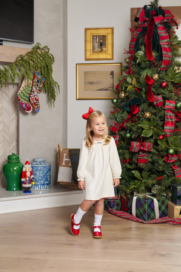 Sandy Smocked Dress - Palmetto Pearl/Newport Night