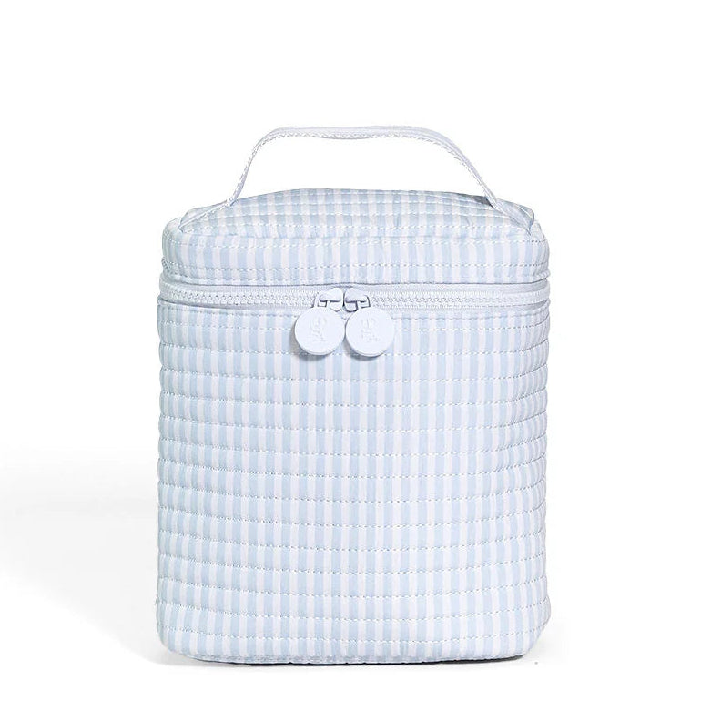 Quilted Go Go Lunch Bag- Pimlico Stripe Blue