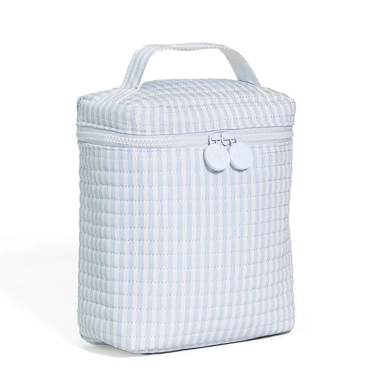 Quilted Go Go Lunch Bag- Pimlico Stripe Blue