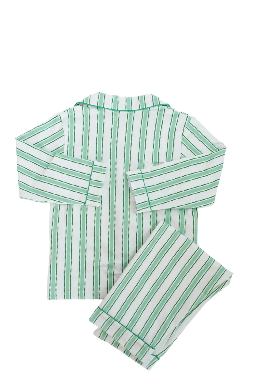 Robin Pajamas- Green Stripe