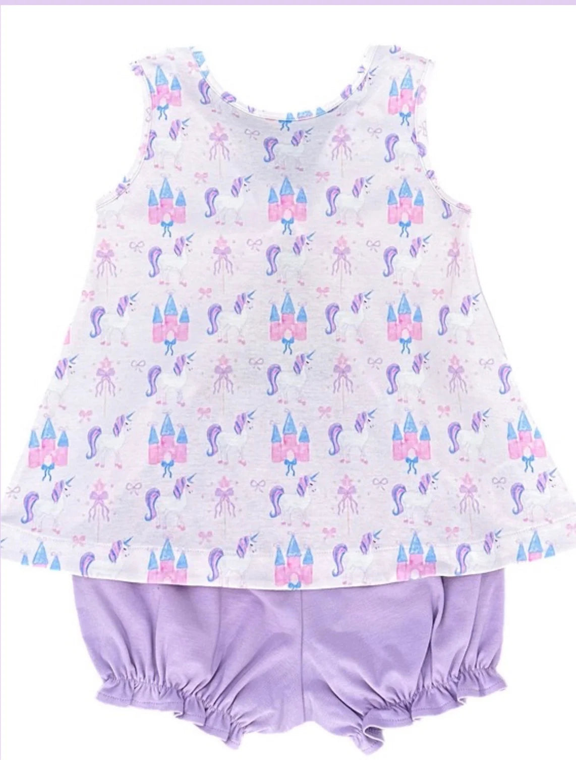 Unicorn Knit- Lottie Banded Short Set