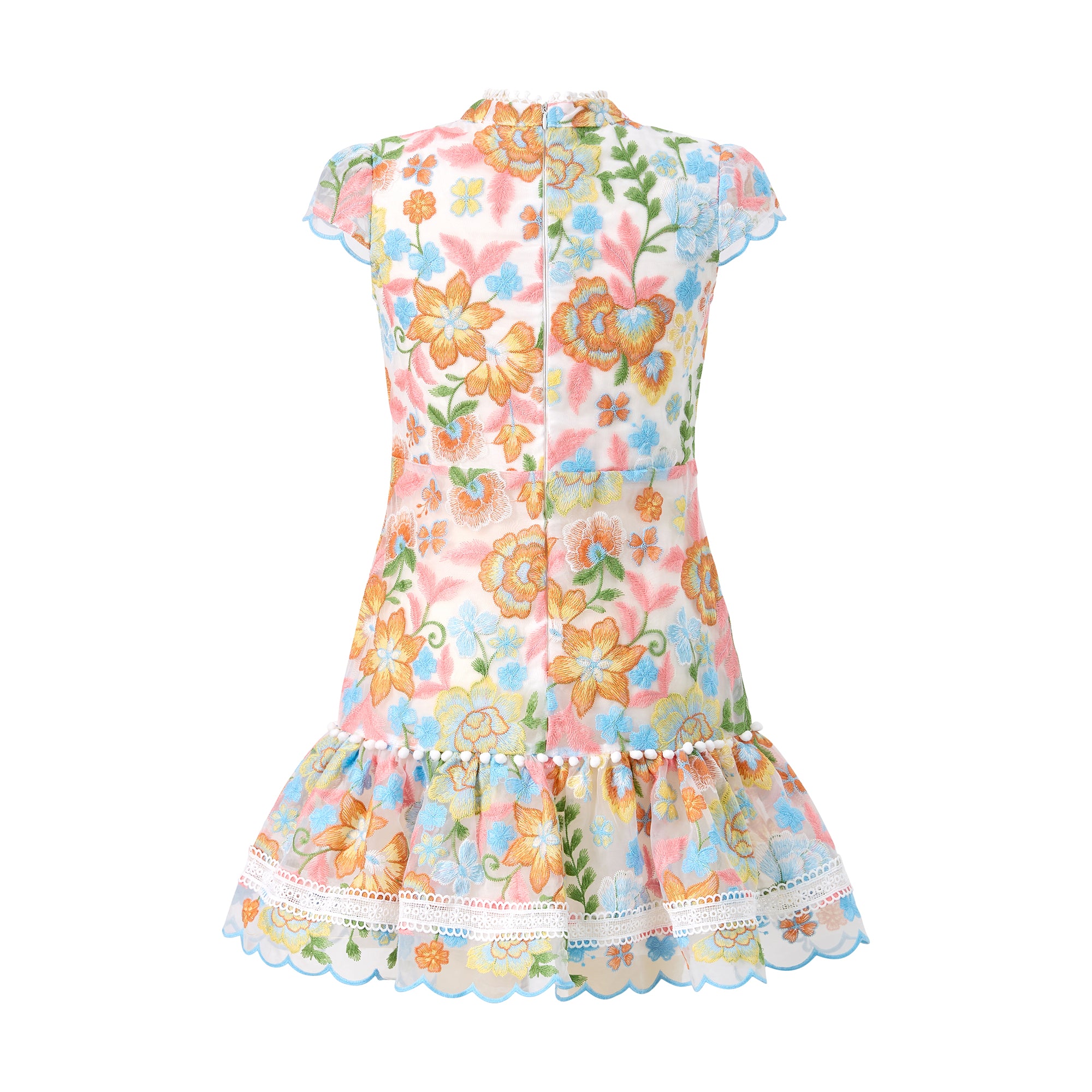 Piper Embroidered Mini Dress