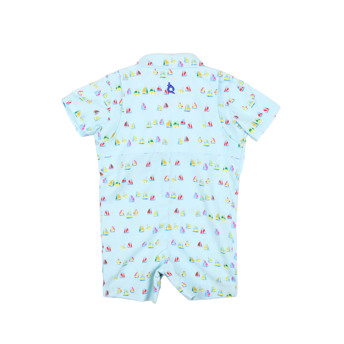 Boat Race Short Sleeve Romper