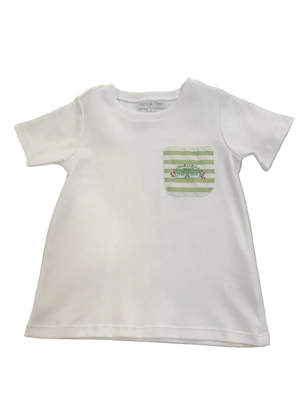 Bermuda Stripe Pocket Tee + Retro Shorts