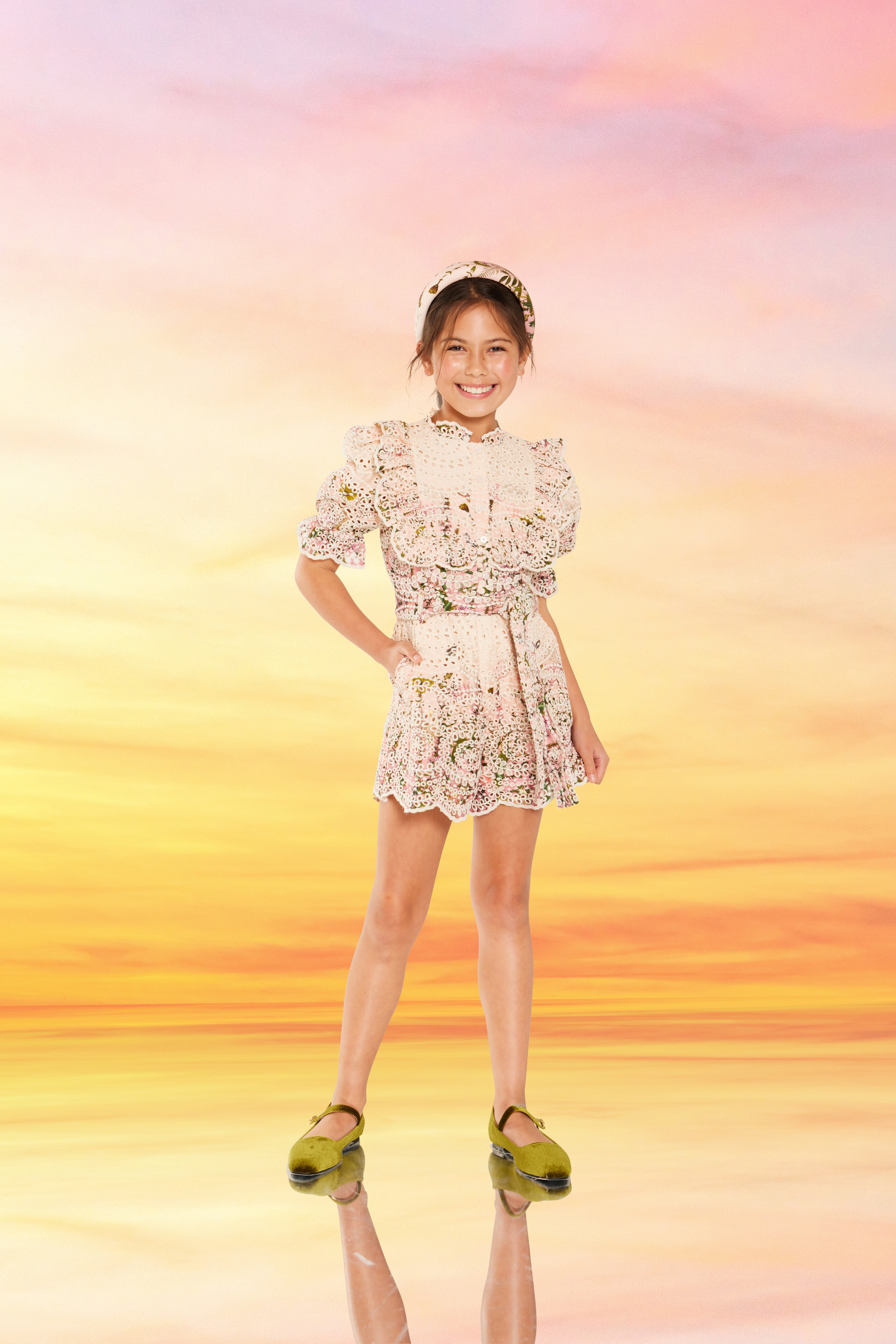 Chiara Embroidered Romper