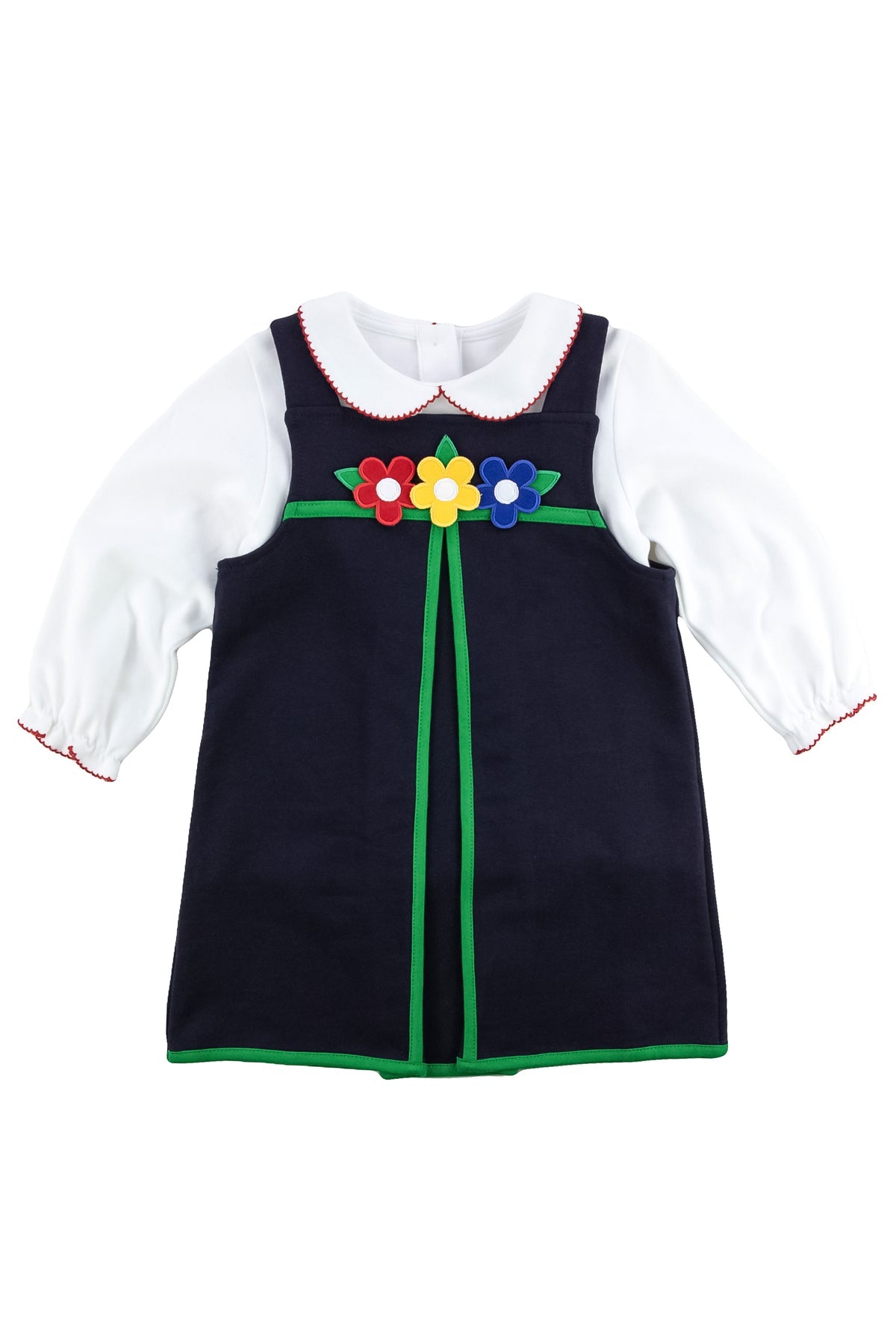 French Terry Knit Jumper with Flowers