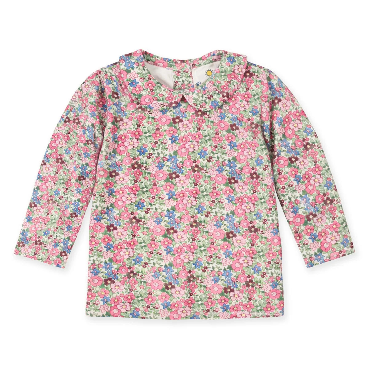 Floral Knit Long Sleeve Blouse
