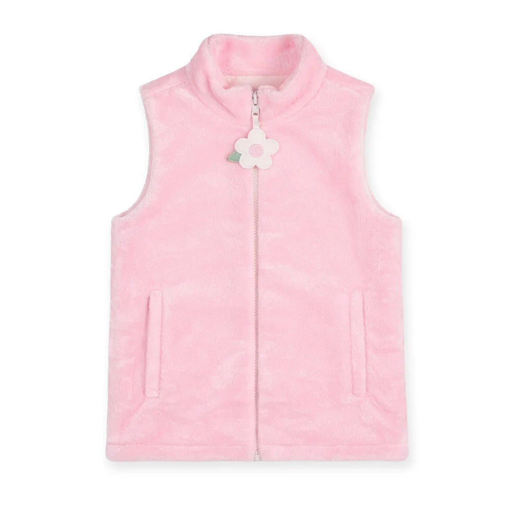 Plush Fleece Zip Up Vest