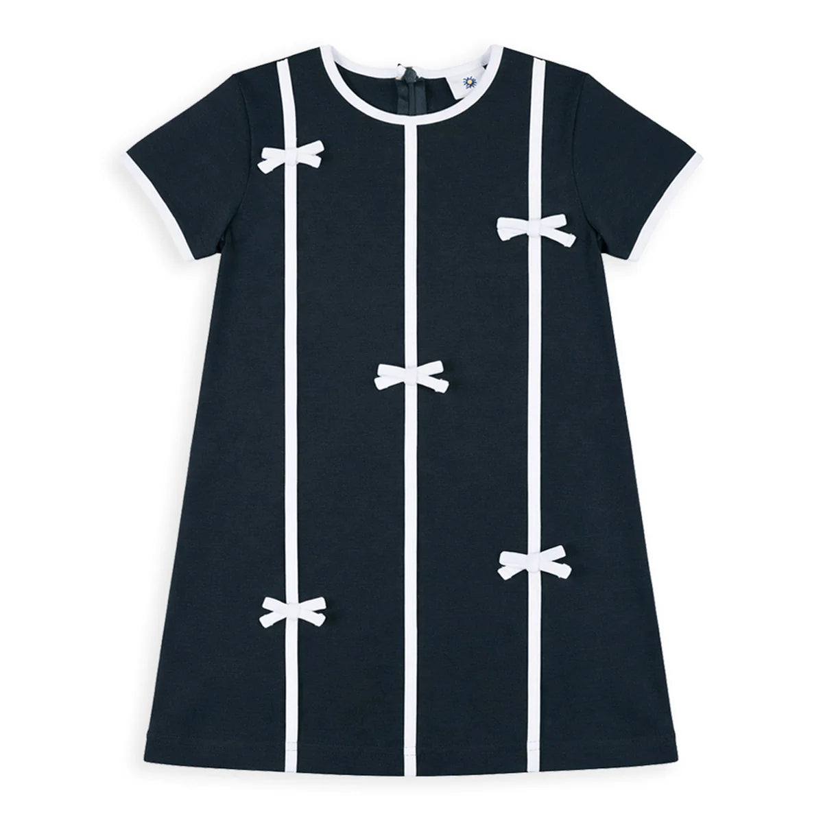 Knit Dress with Bows