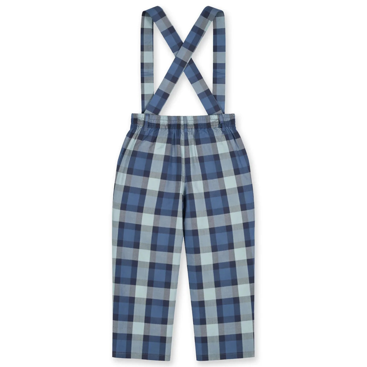 Plaid Pant with Removable Suspenders