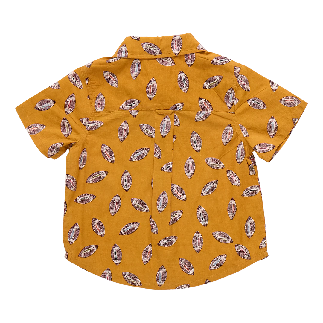 boys jack shirt- flying footballs