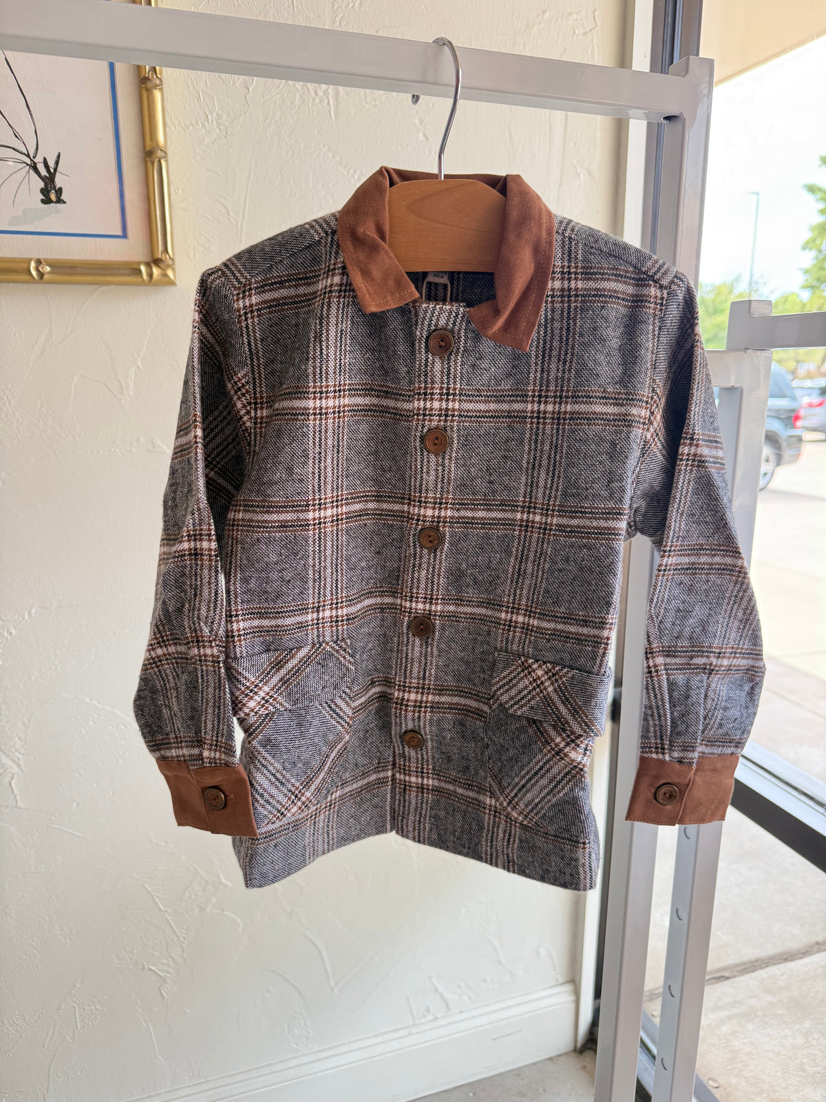 Chesnut Glen Plaaid Barn Jacket