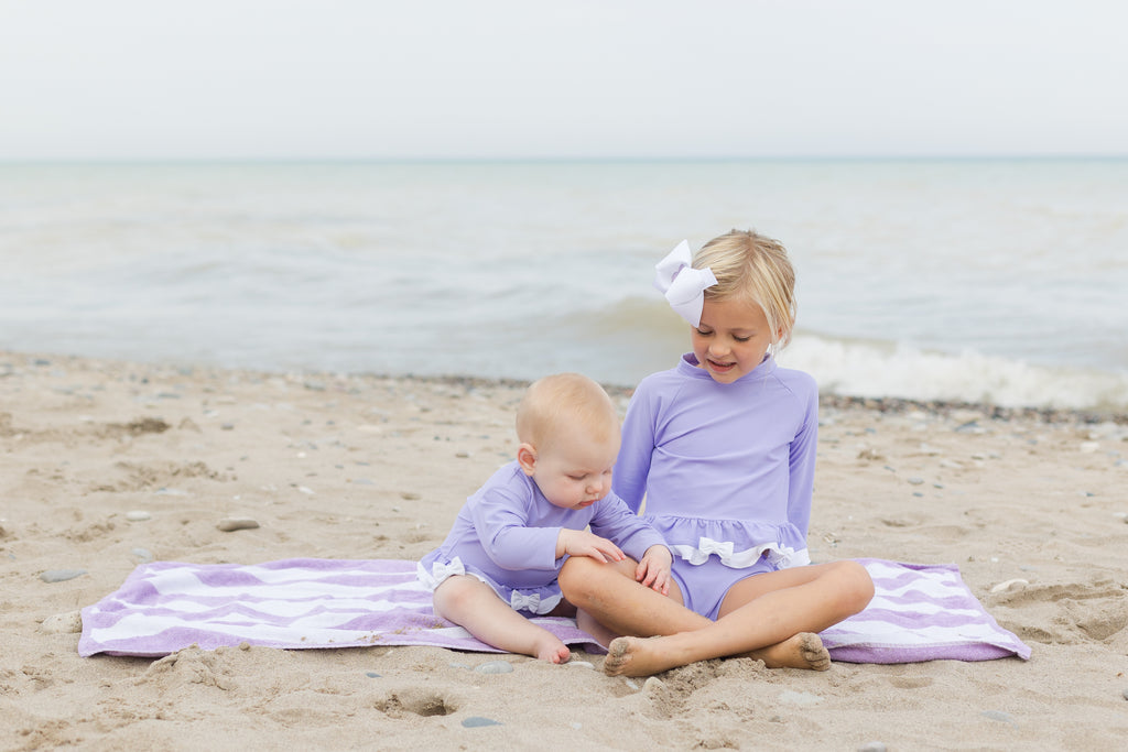 Rashguard Onesie with Bows