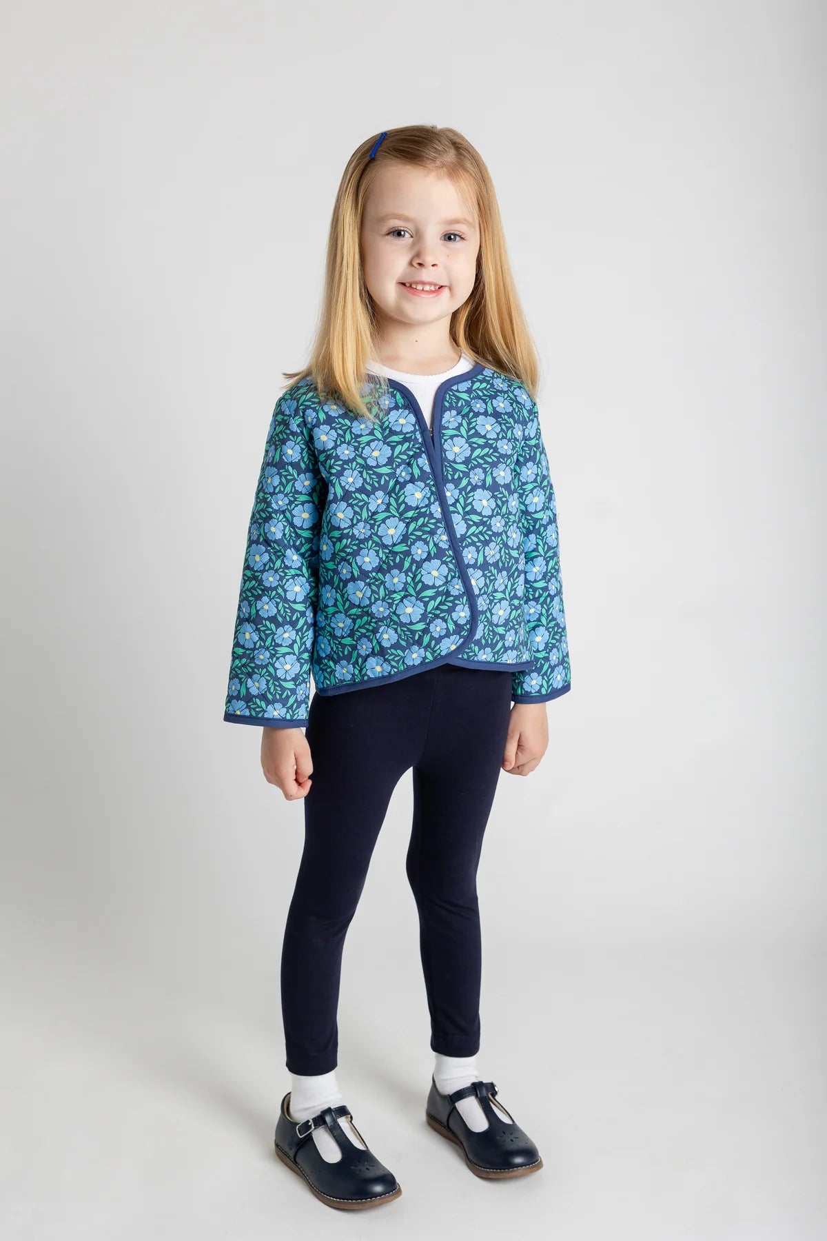 Floral Print Quilted Jacket