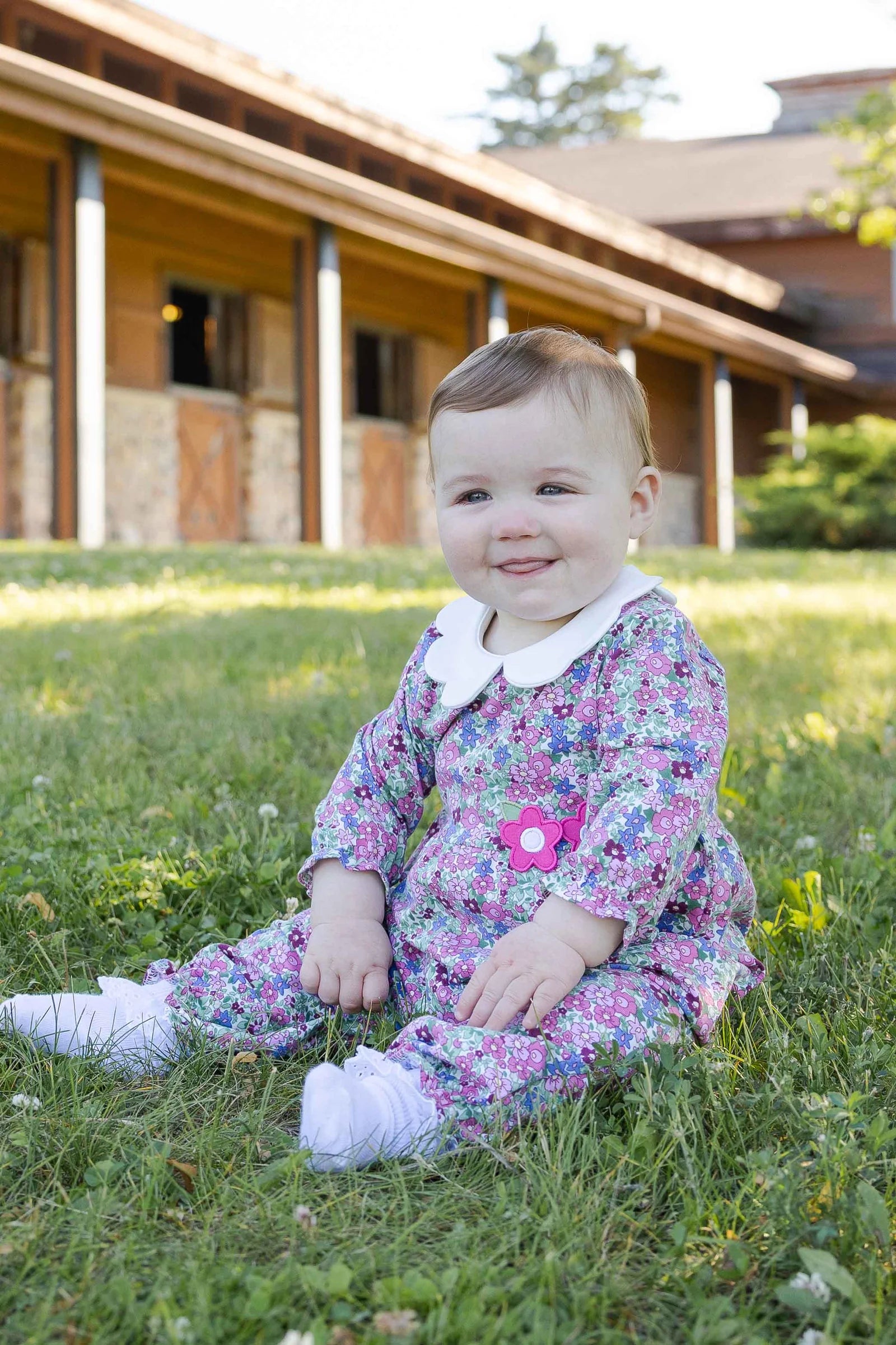 Floral Knit Longall with Flowers