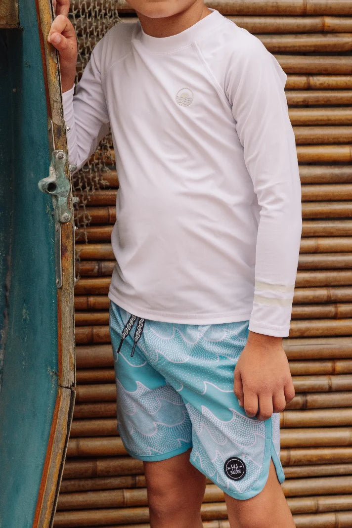 Long Sleeve Rashguard - White