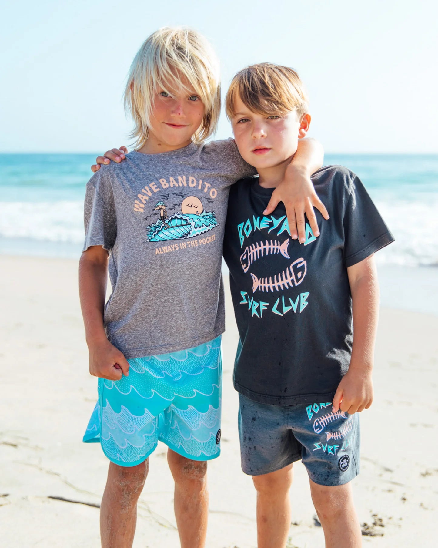 Scallop Boardshort - Cosmic Waves