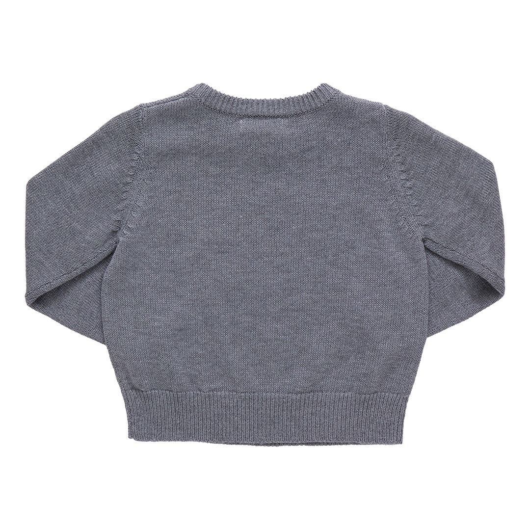 baby boys oliver sweater- santa