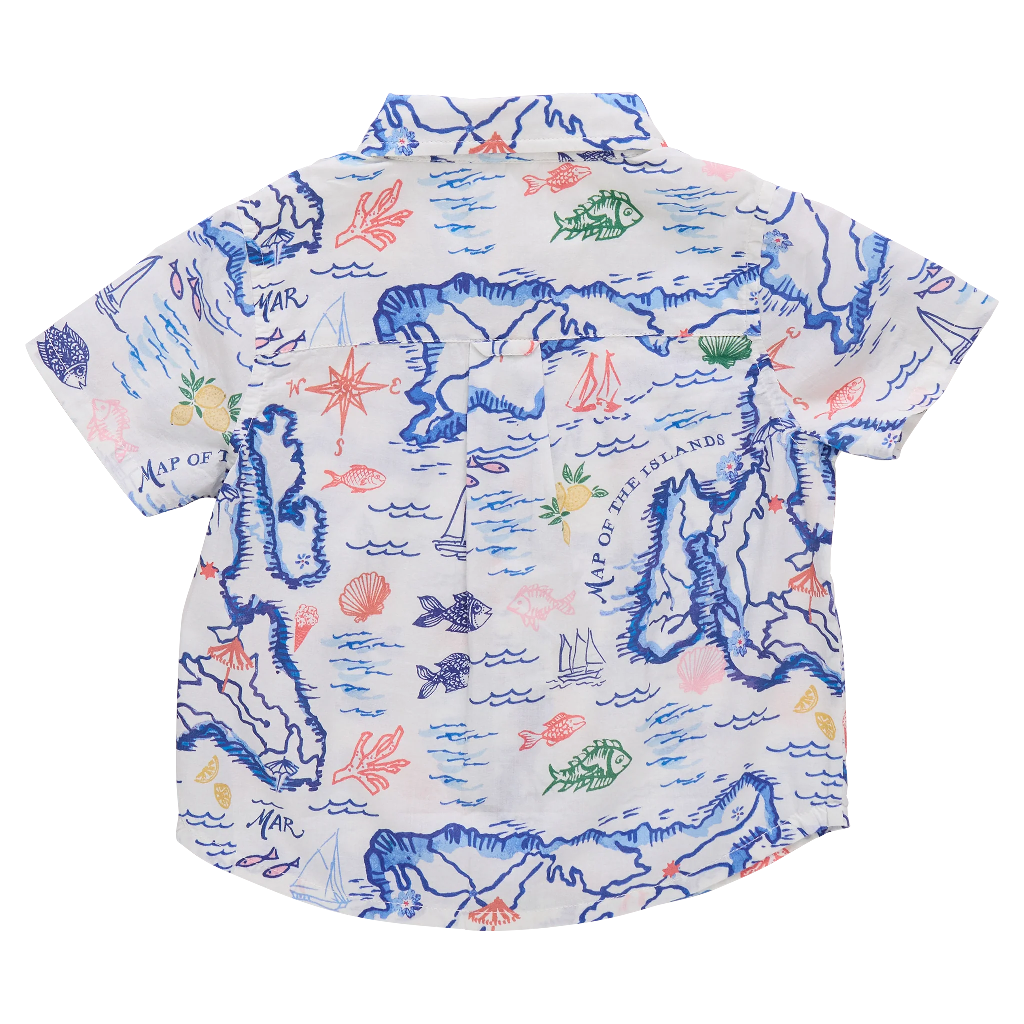 boys jack shirt- island map