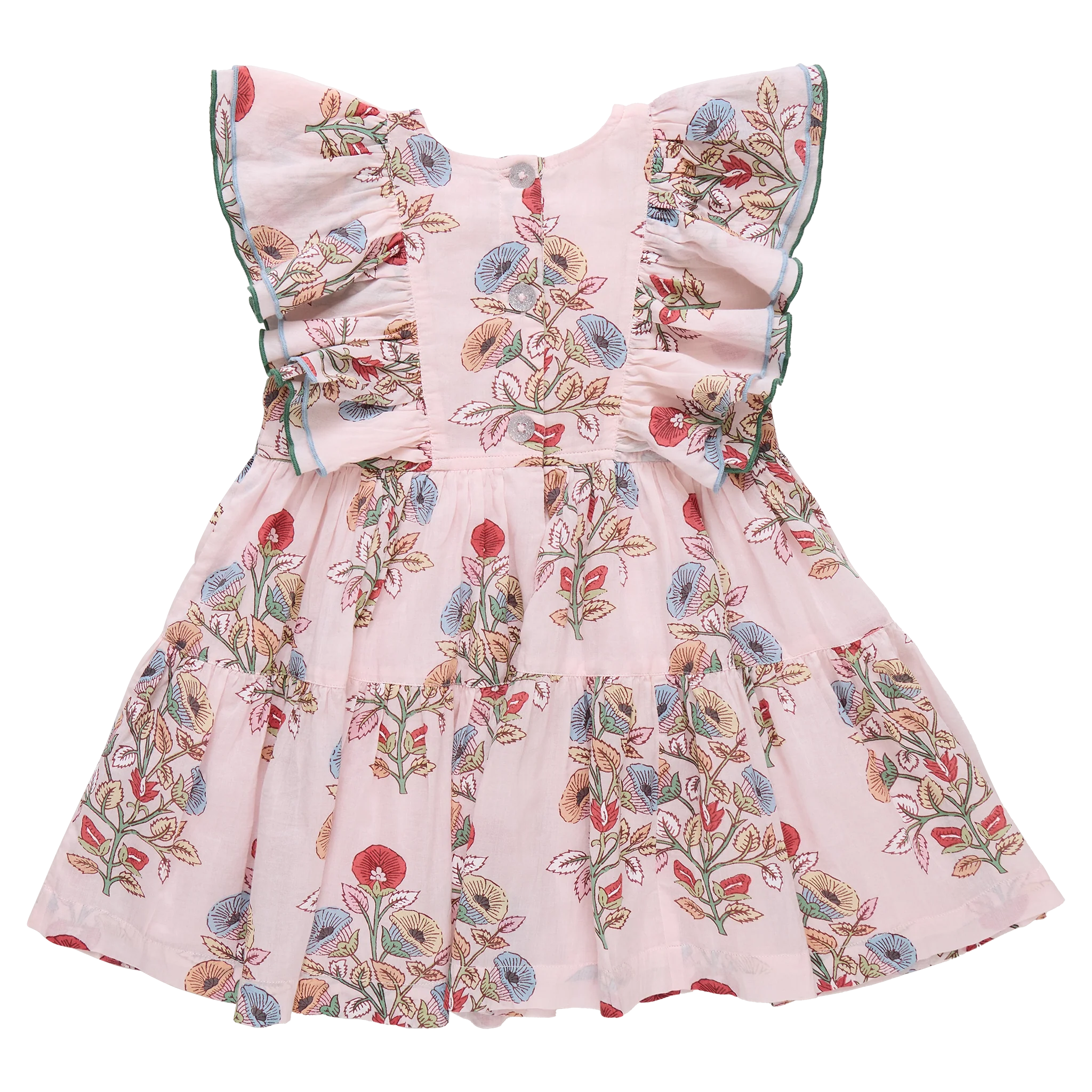 girls raphaela dress- multi bouquet floral