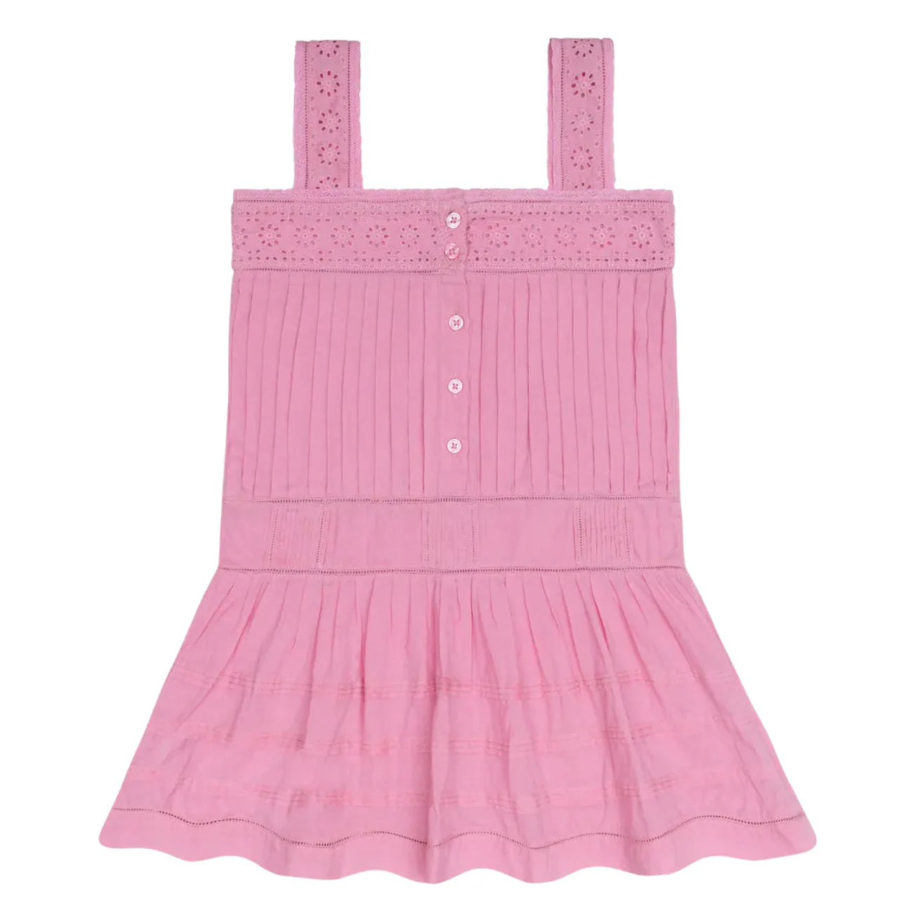 girls blush drop waist dress