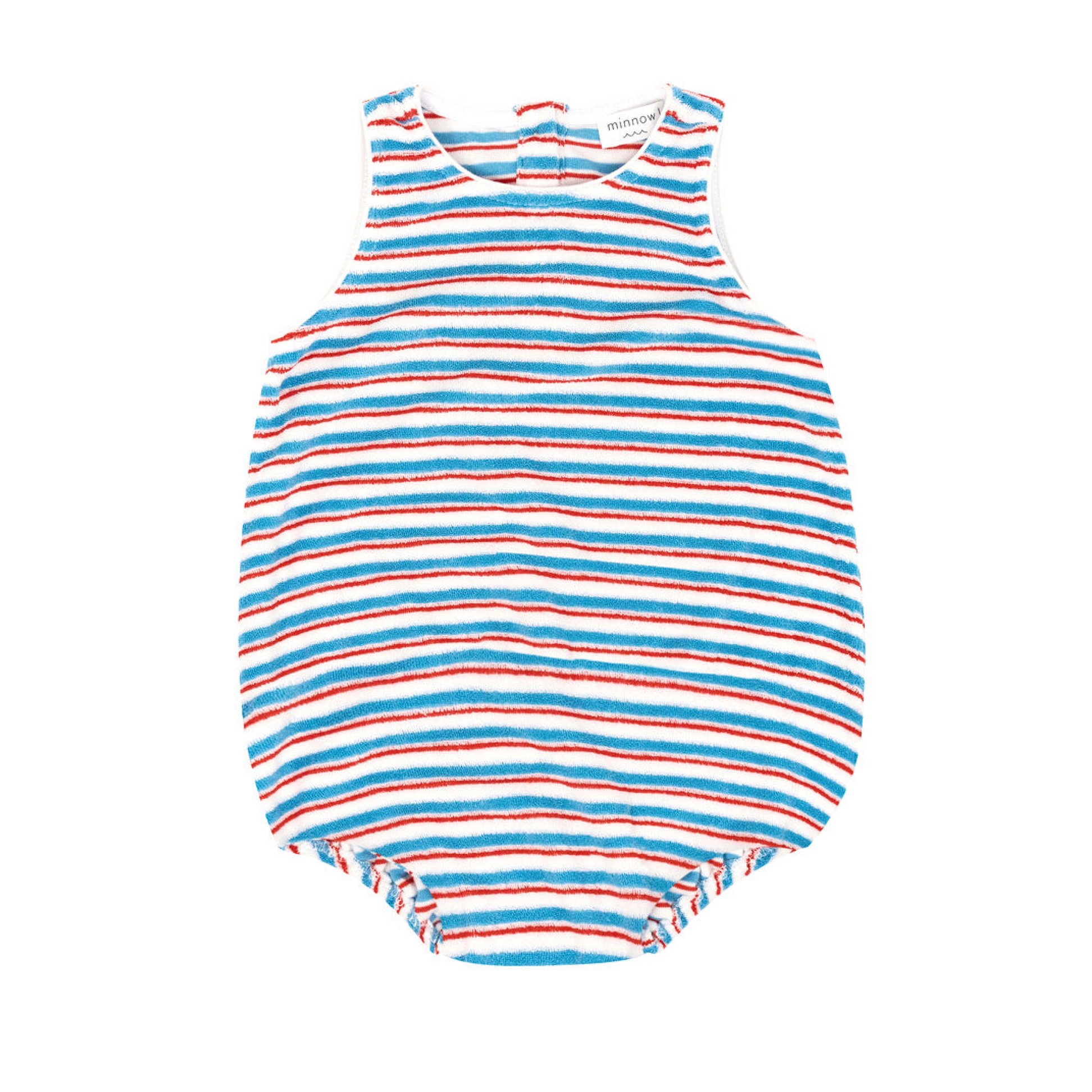 Baby Jetty Stripe French Terry Bubble Romper (Pre-Order)