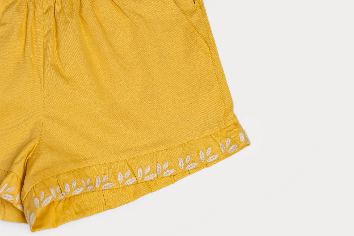 Sunflower Twill Cotton Shorts