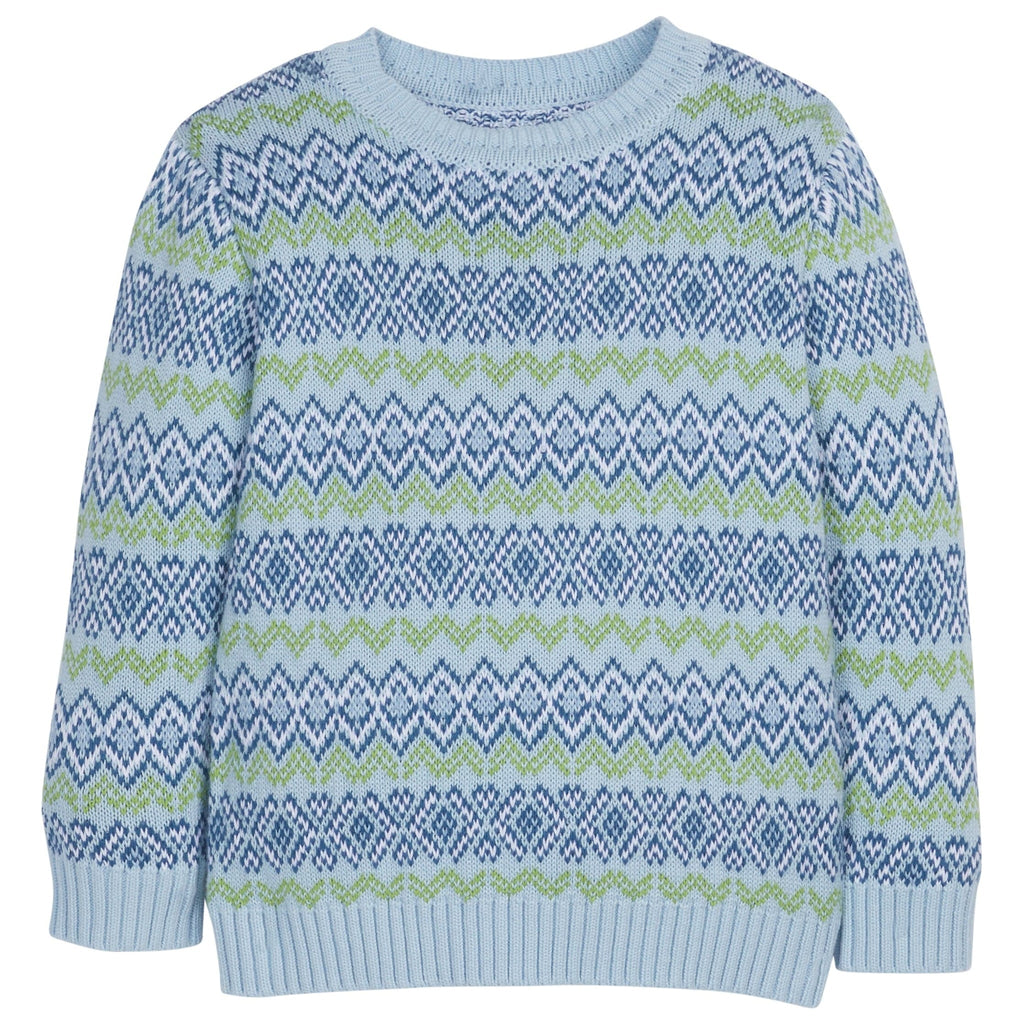 Geometric Fair Isle Sweater