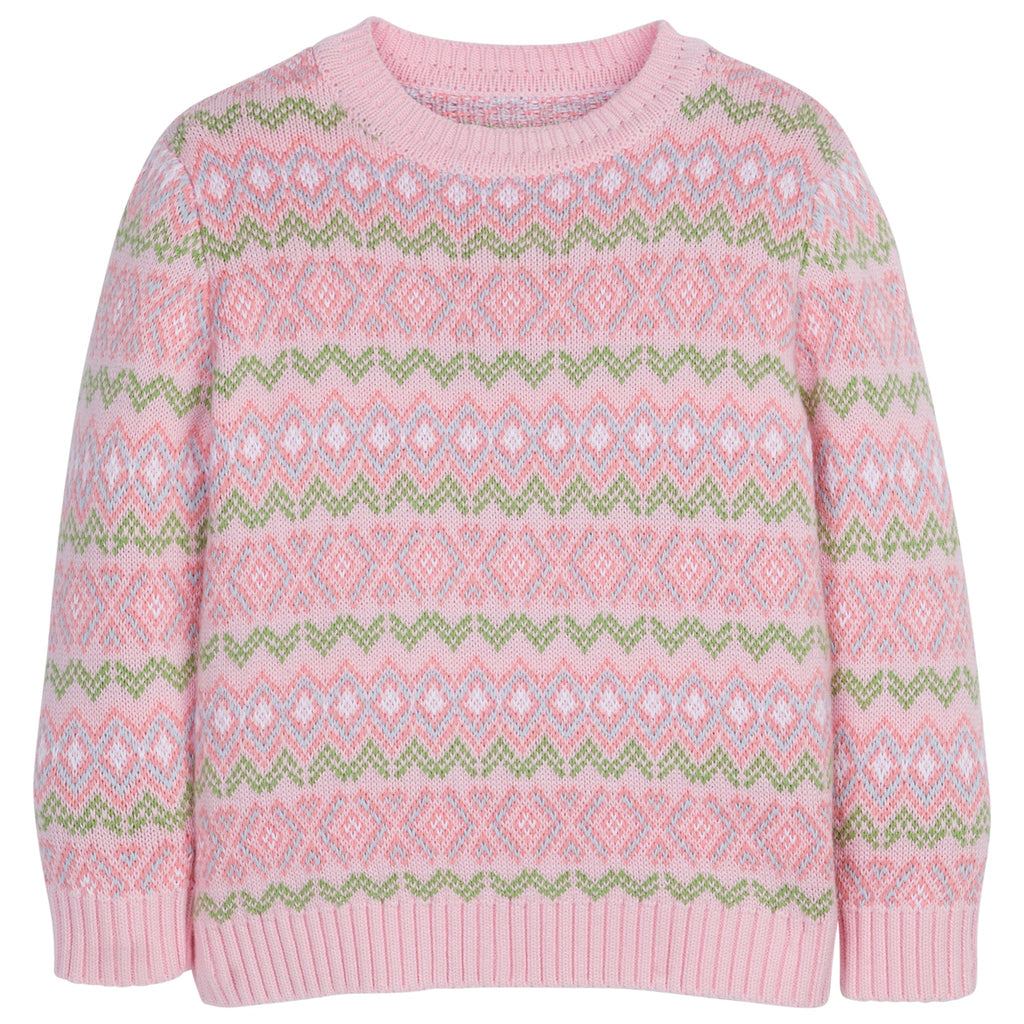 Geometric Fair Isle Sweater