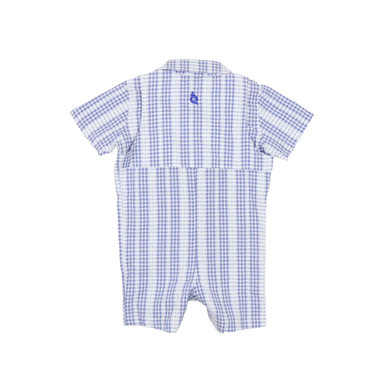 Guayabera - Deepwater Poplin Short Sleeve Romper