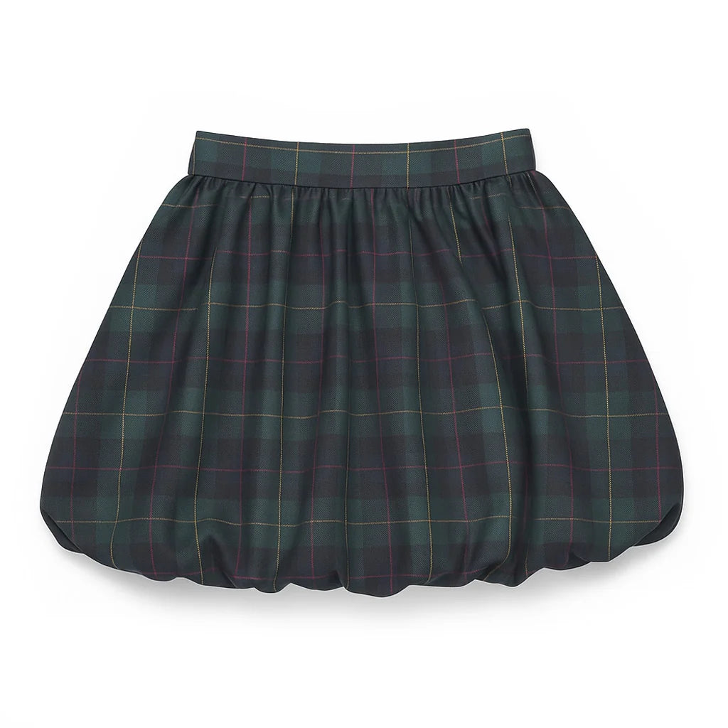 Plaid Bubble Skirt