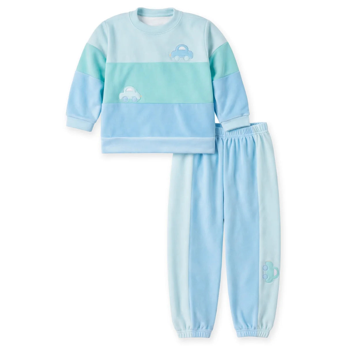 Velour Knit Set w Cars