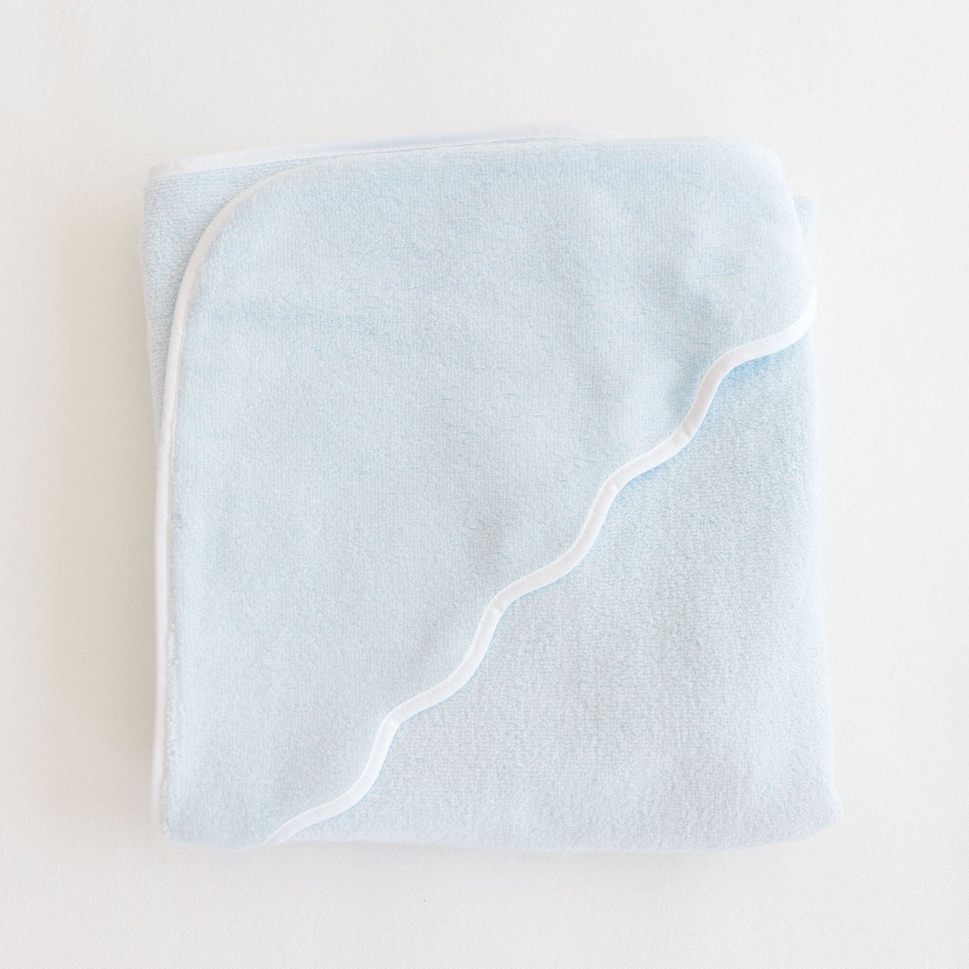 Hooded Towel- Blue Terry