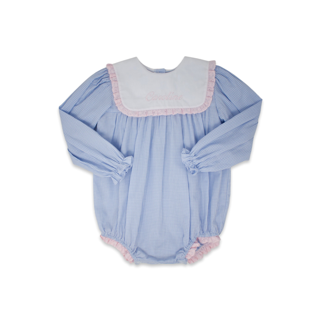 Hope Chest Bubble LS - Blue Minigingham